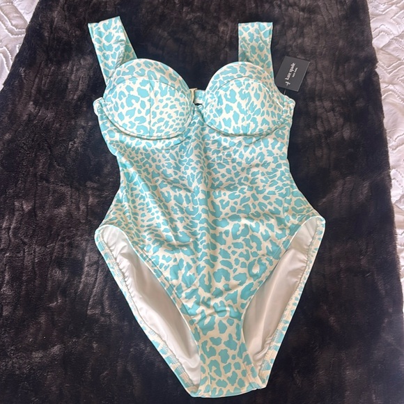 NWT Kate Spade Underwire One Piece bathing suit size S - Picture 2 of 9